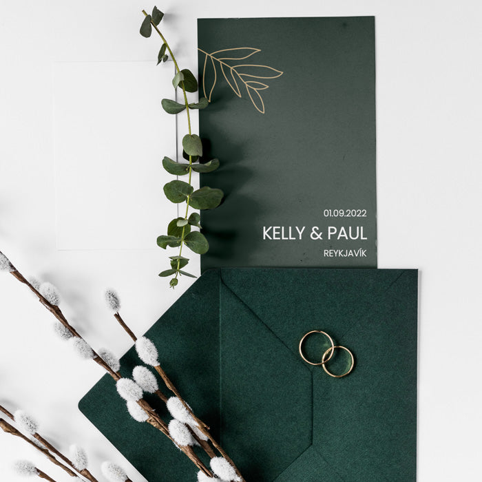 Olive  ∙ Wedding Invitation - Bergmann Studio