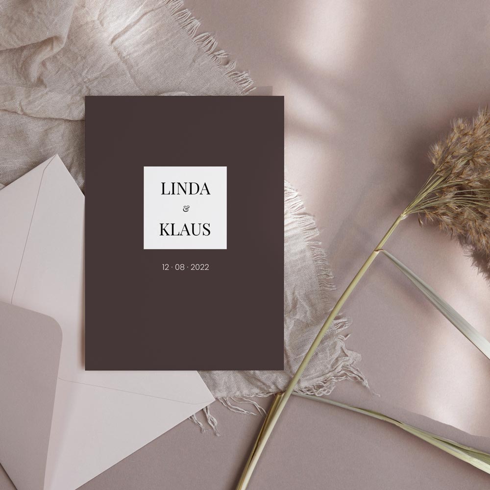 Plum ∙ Wedding Invitation - Bergmann Studio