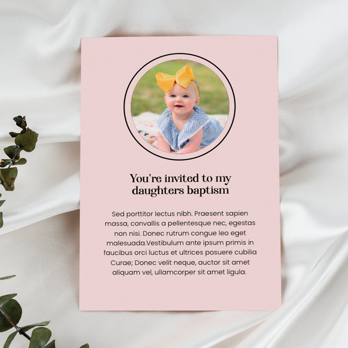 Wonderful Invitation - Bergmann Studio