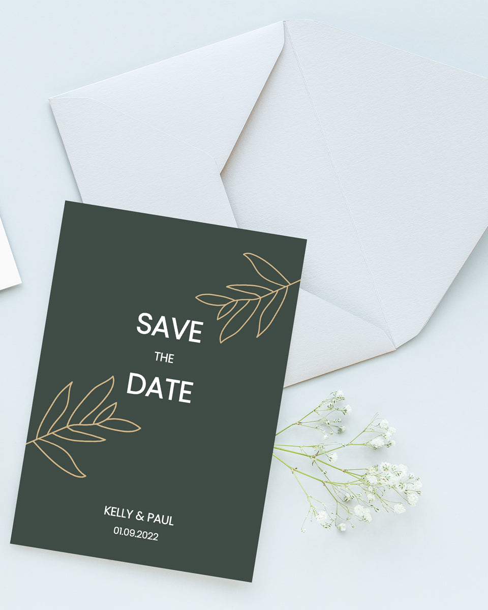 Olive ∙ Save the Date card - Bergmann Studio