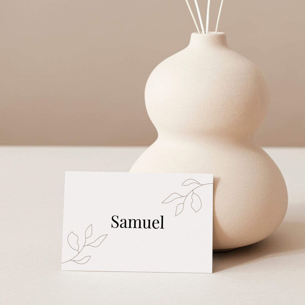 Serene ∙ Name Cards - Bergmann Studio