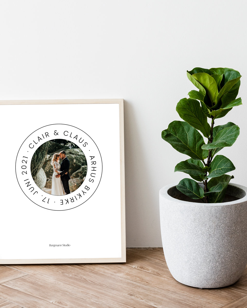 Wedding Poster ∙ Circle/Photograph - Bergmann Studio