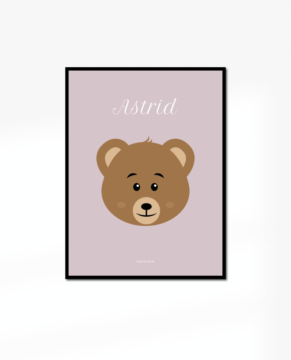 Name the teddy poster online